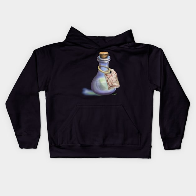 Peaceful Potion Kids Hoodie by JoshErichDigitalInk